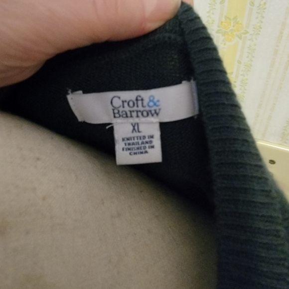 NWT Croft & Barrow Sweater sz XL - Picture 4 of 5